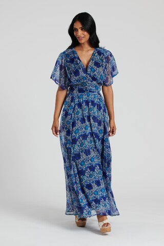 Robe d’été South Beach en bleu : devant