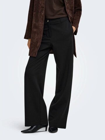 ONLY Широкий Штаны 'ONLPOPTRASH-TAILORED' в Черный: спереди