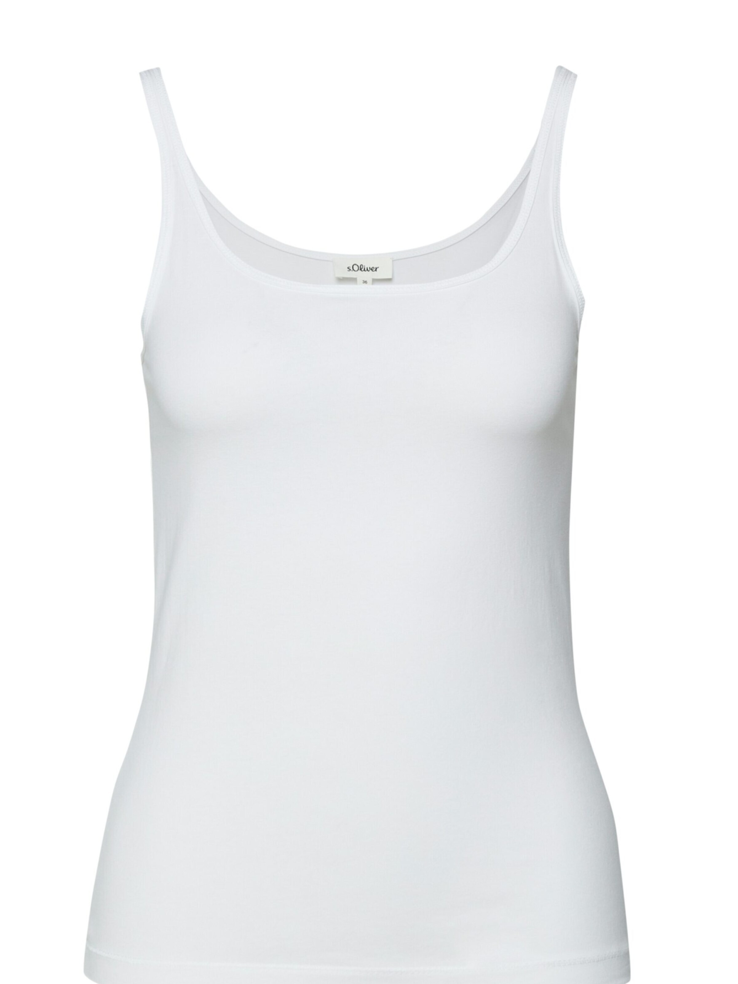 s.Oliver T-shirt en XXXL en blanc, Vue avec produit