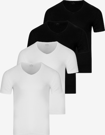Ragman Undershirt 'Basic' in Black: front