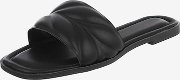 Ital-Design Mules in Black: front