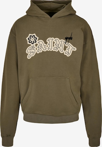 MJ Gonzales Sweatshirt 'Saint' in Grün: predná strana