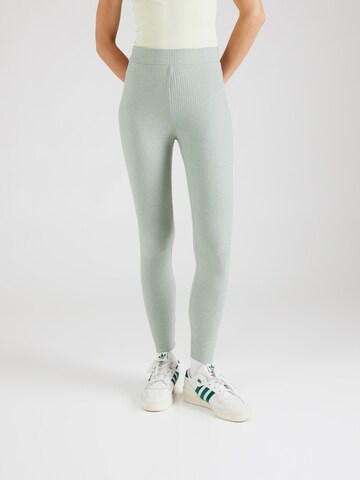 Eight2Nine Skinny Leggings in Green: front