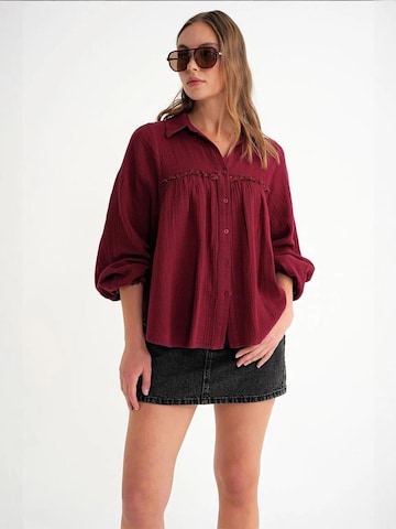 MixRay - Blusa em vermelho: frente