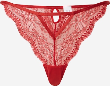 String 'Isabelle' Hunkemöller en rouge : devant