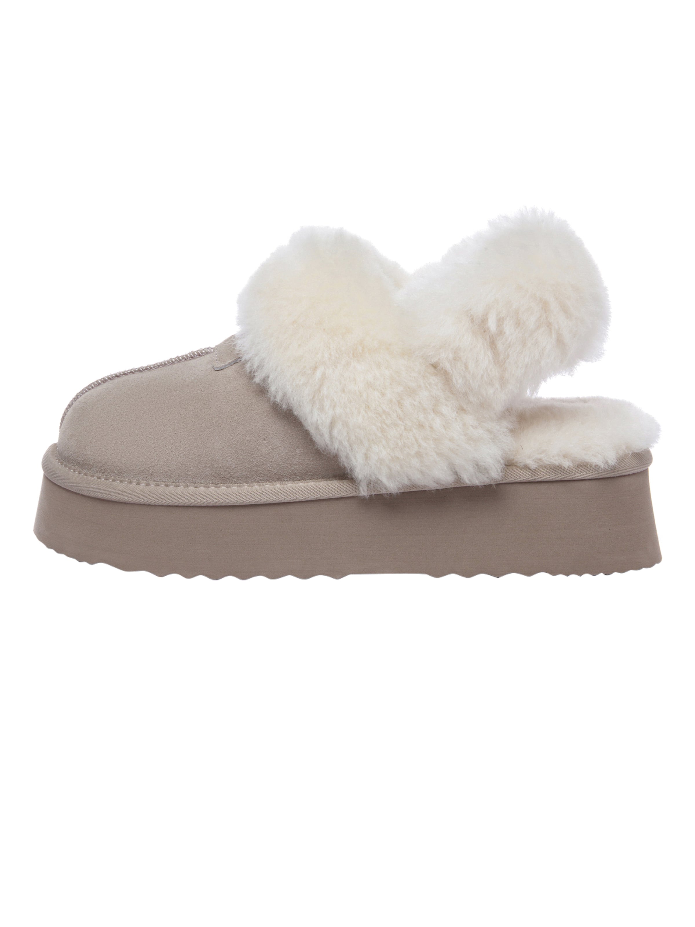 Everau Huisschoenen 'Fantail' in Beige: voorkant