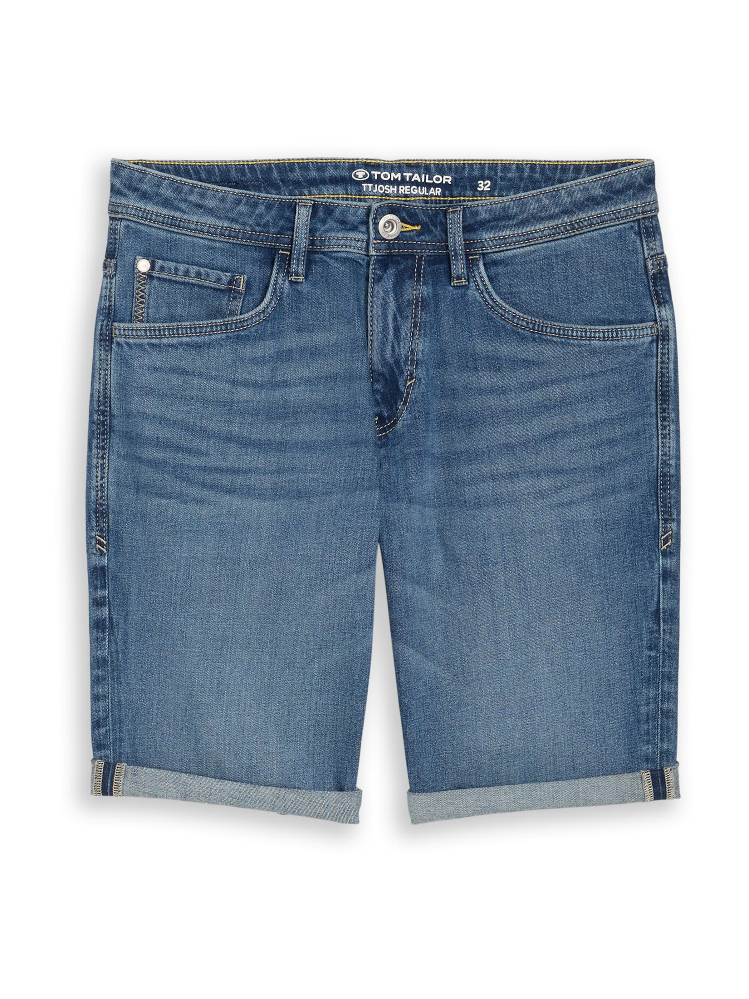 TOM TAILOR - Vaquero 'Josh' en azul: frente