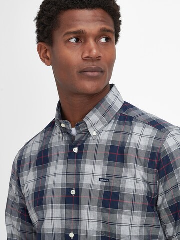 Barbour Regular Fit Hemd 'Wetheram' in Blau