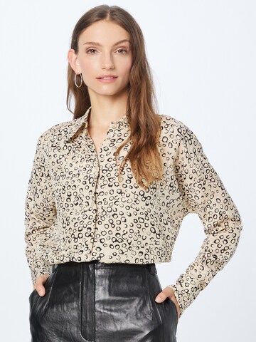 DRYKORN Blouse 'CLOELIA' in Beige: voorkant