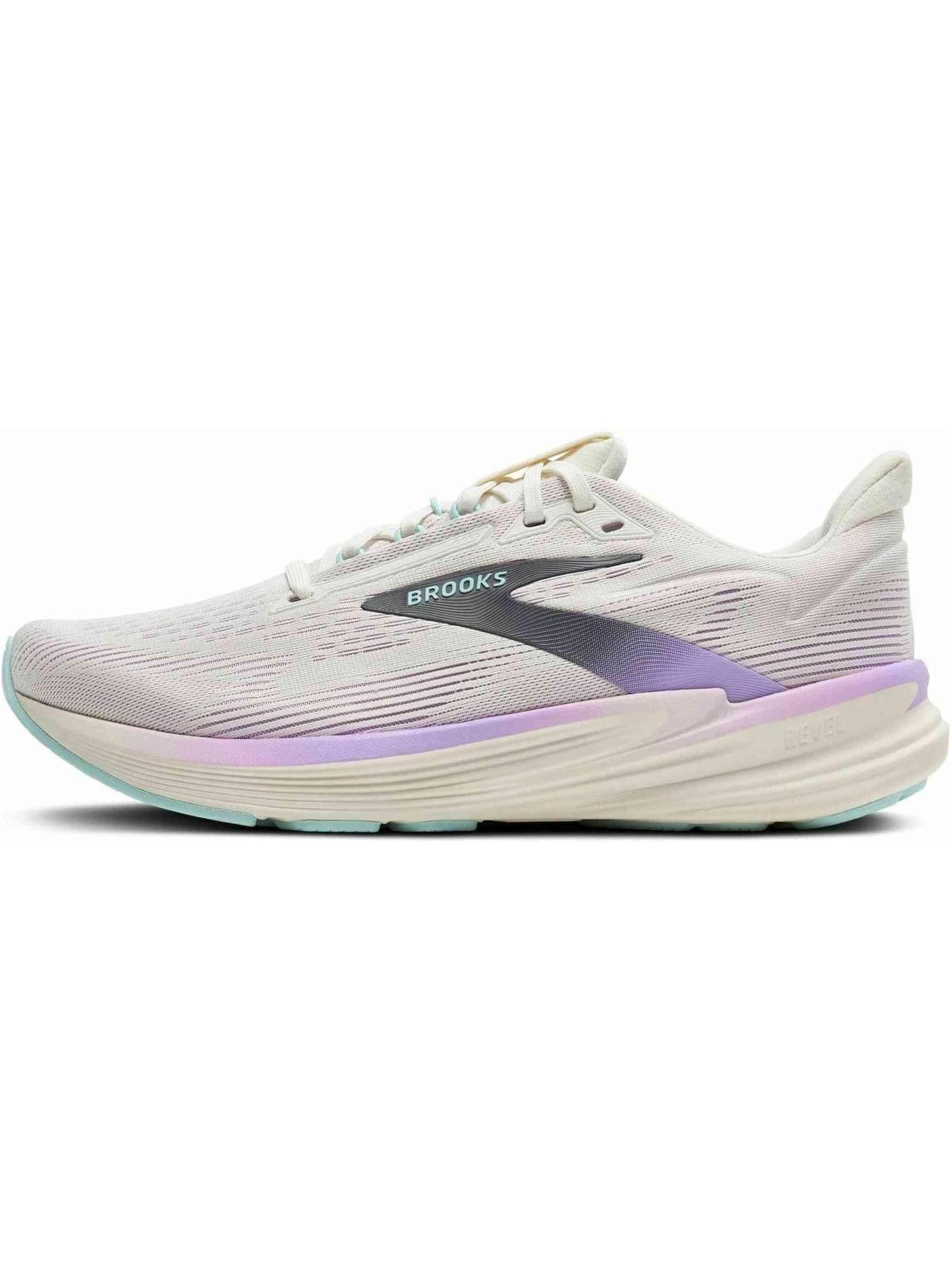 Chaussure de course BROOKS en blanc : devant