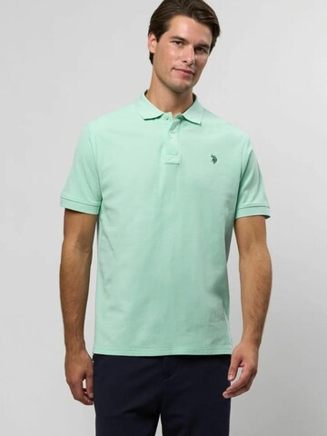 U.S. POLO ASSN. Regular Fit Paita ' Alfred ' värissä vihreä: etupuoli