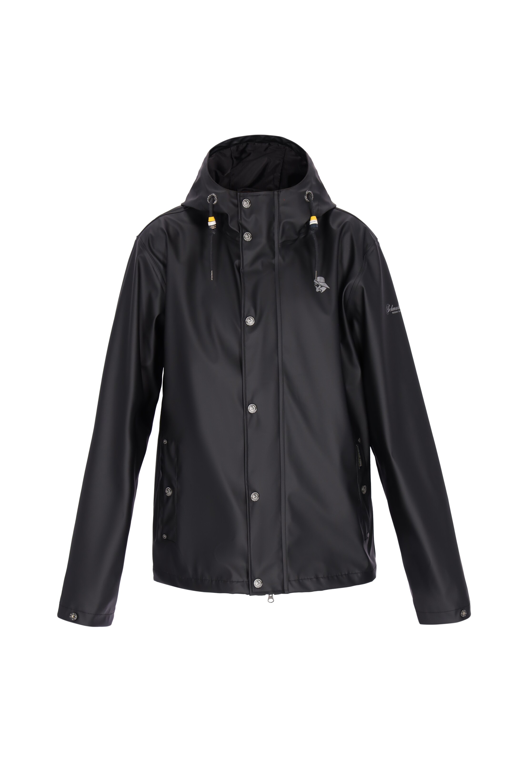 Schmuddelwedda Functionele jas in Zwart: voorkant