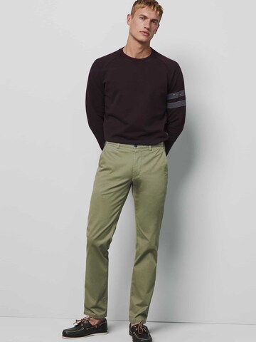 MEYER Regular Chino Pants in Green