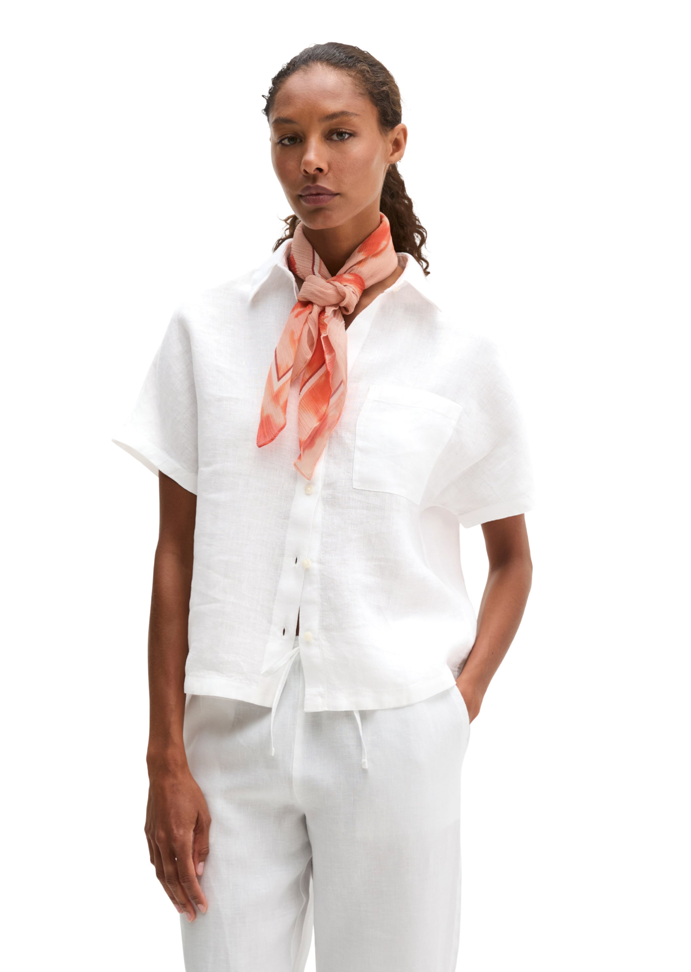 Marc O'Polo Scarf in Orange: front