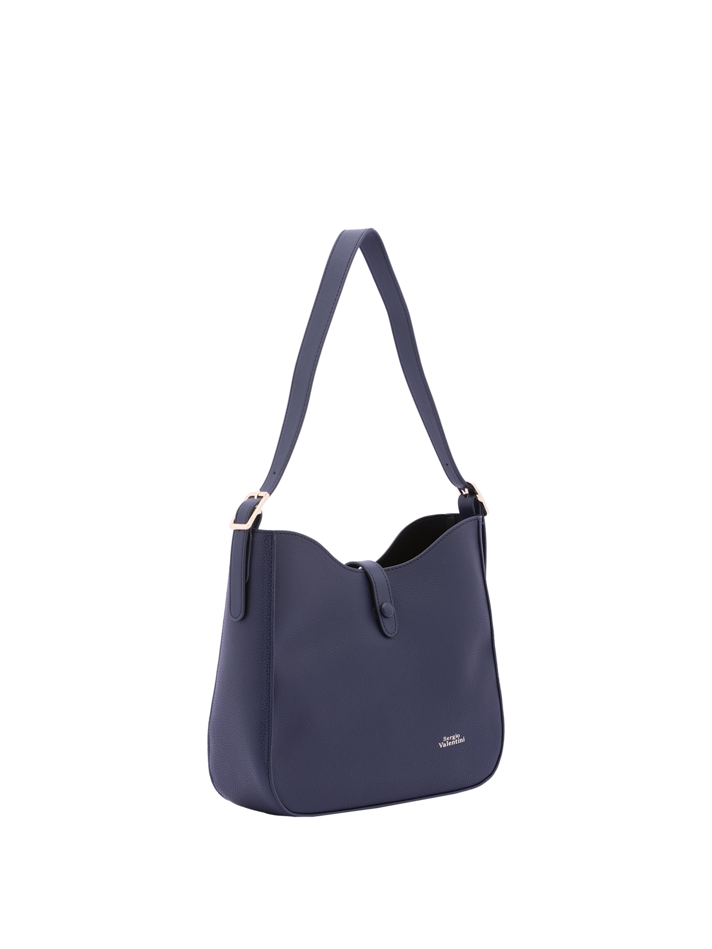 Borsa a spalla di Sergio Valentini in blu: frontale