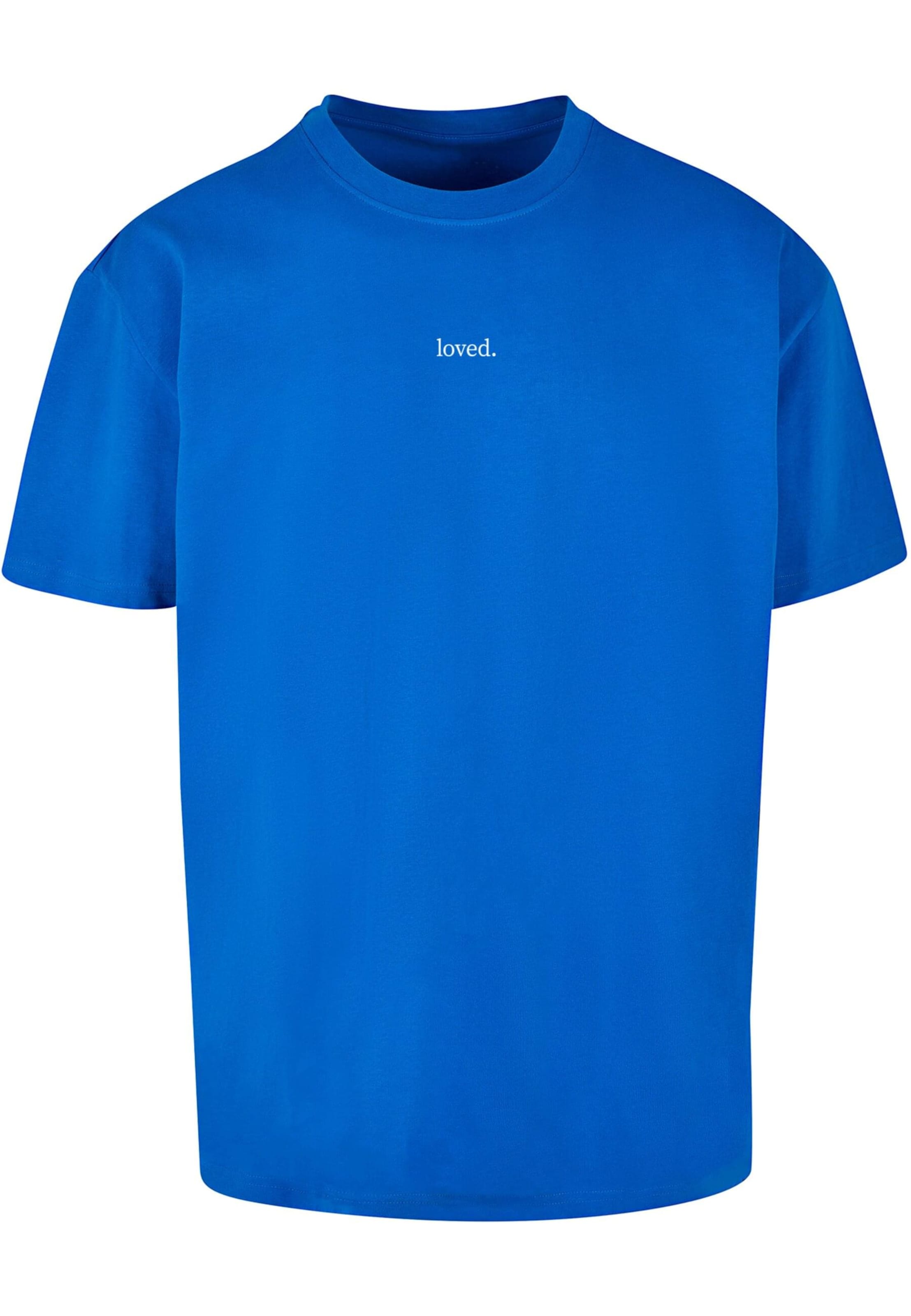 T-Shirt 'Love' Merchcode en bleu : devant