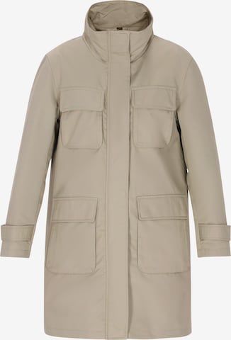 DreiMaster Klassik Between-seasons coat 'Classic' in Green: front