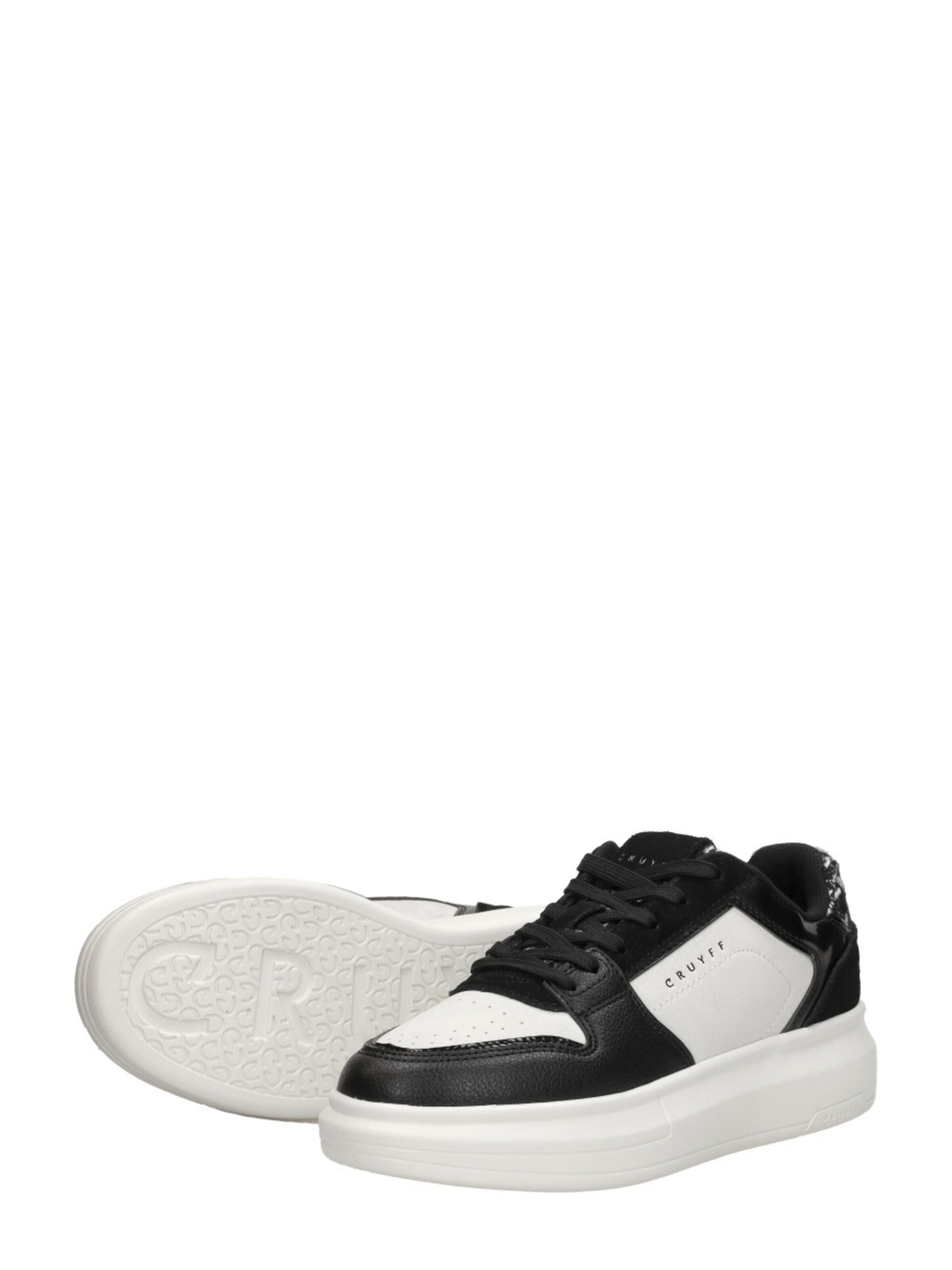 Cruyff Sneakers laag 'Tennis Court' in Zwart