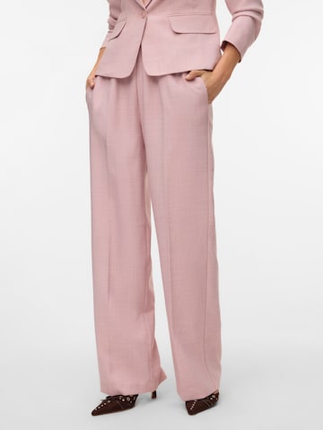 VERO MODA Loose fit Trousers 'VMCASSIDY' in Pink