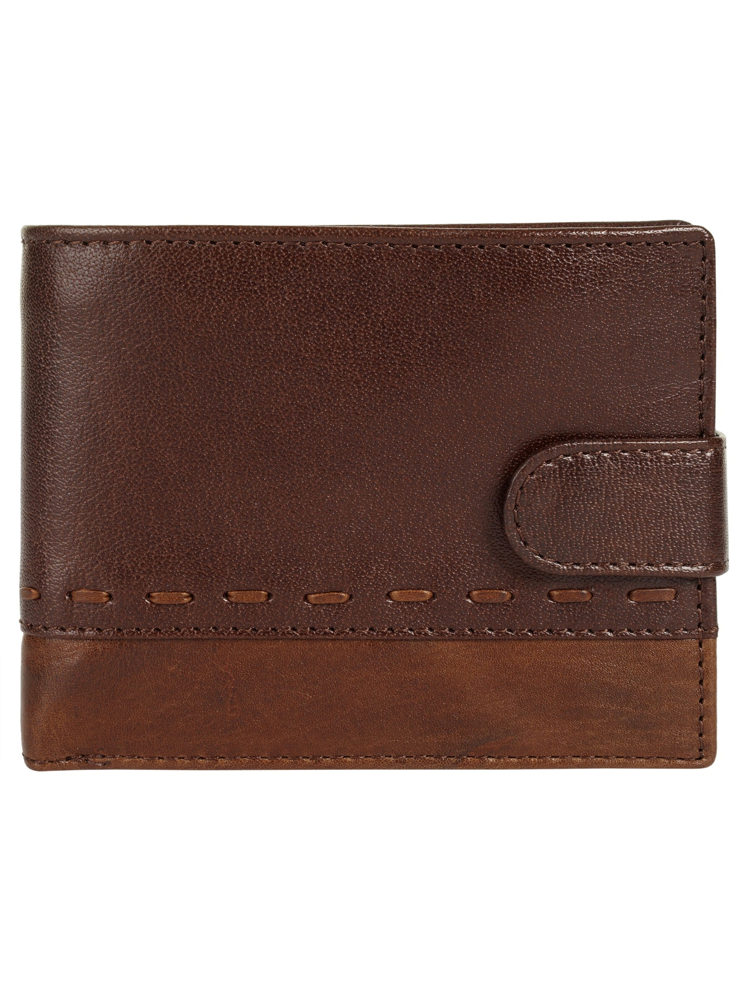 Bagan Wallet in Brown: front