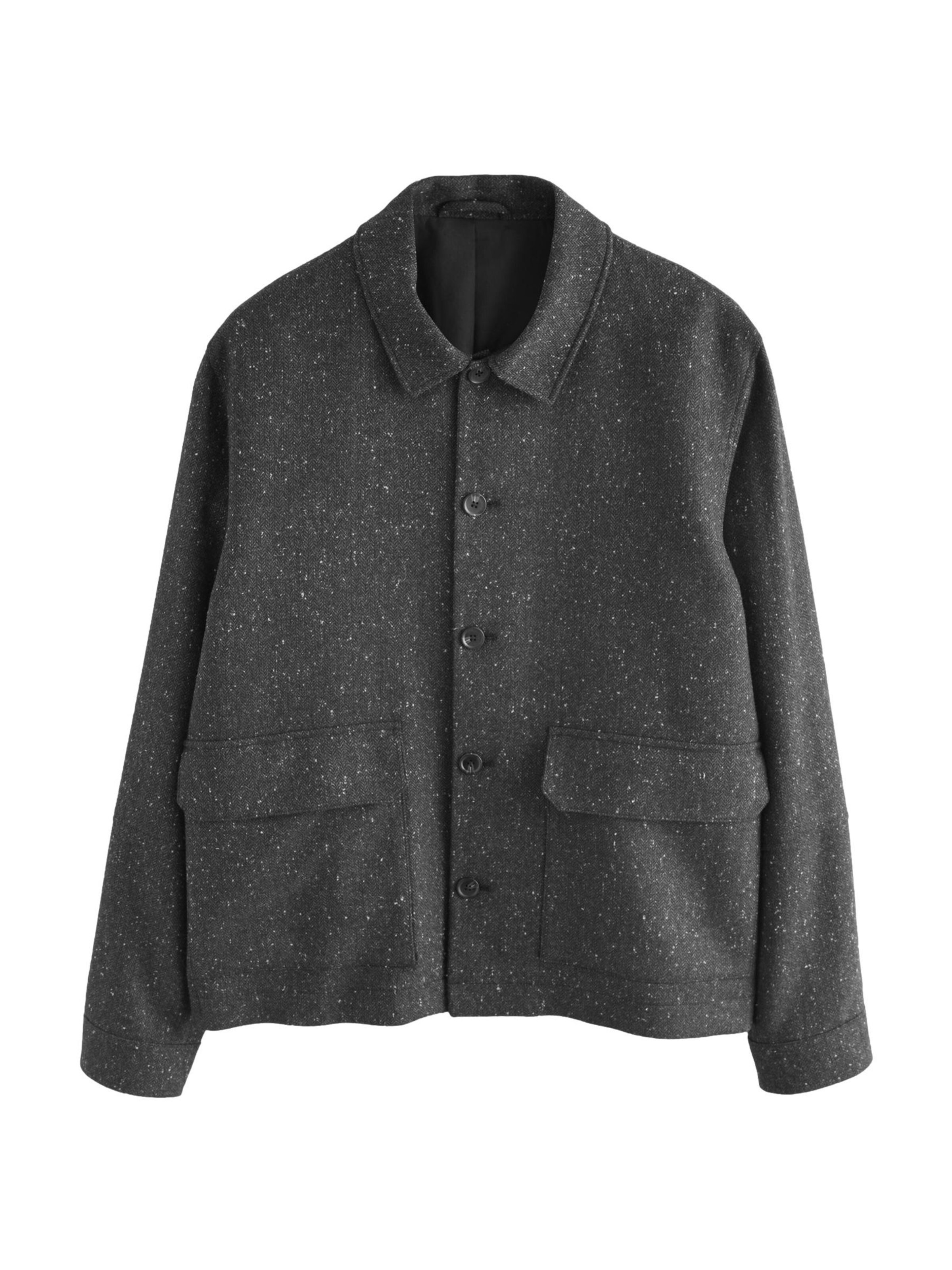 Next Jacke in Grau: Vorderseite