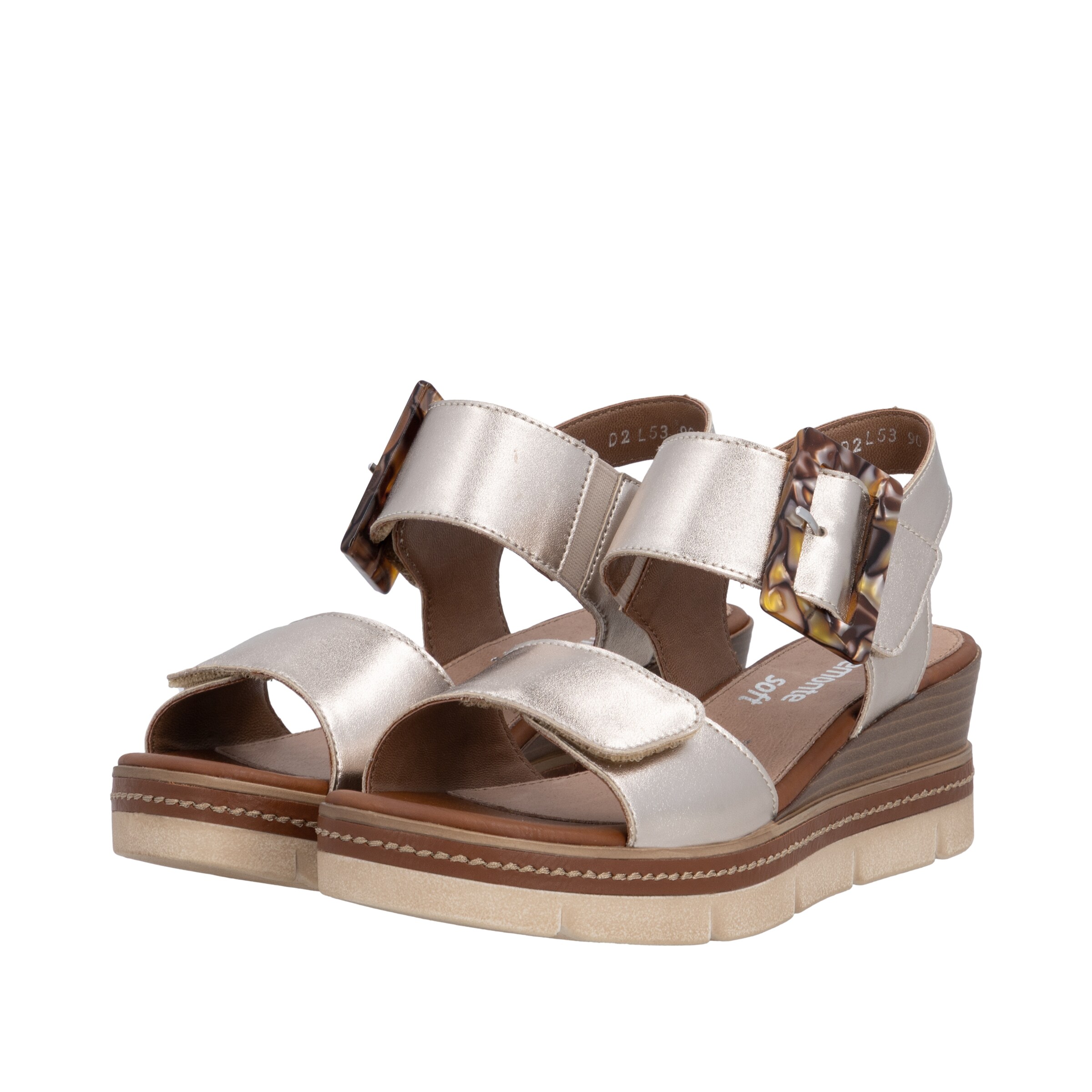 Sandales REMONTE en or