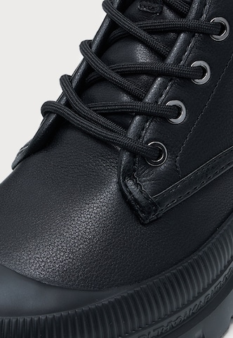 Boots stringati di Karl Lagerfeld in nero
