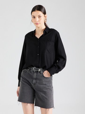 s.Oliver Blouse in Zwart: voorkant