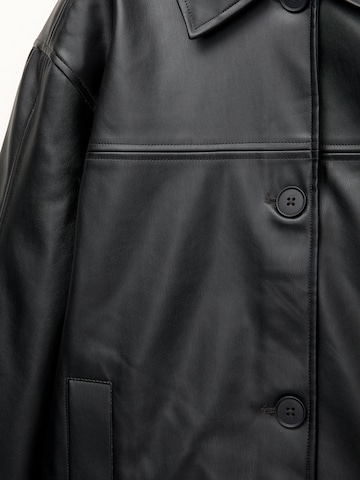 Veste mi-saison Pull&Bear en noir