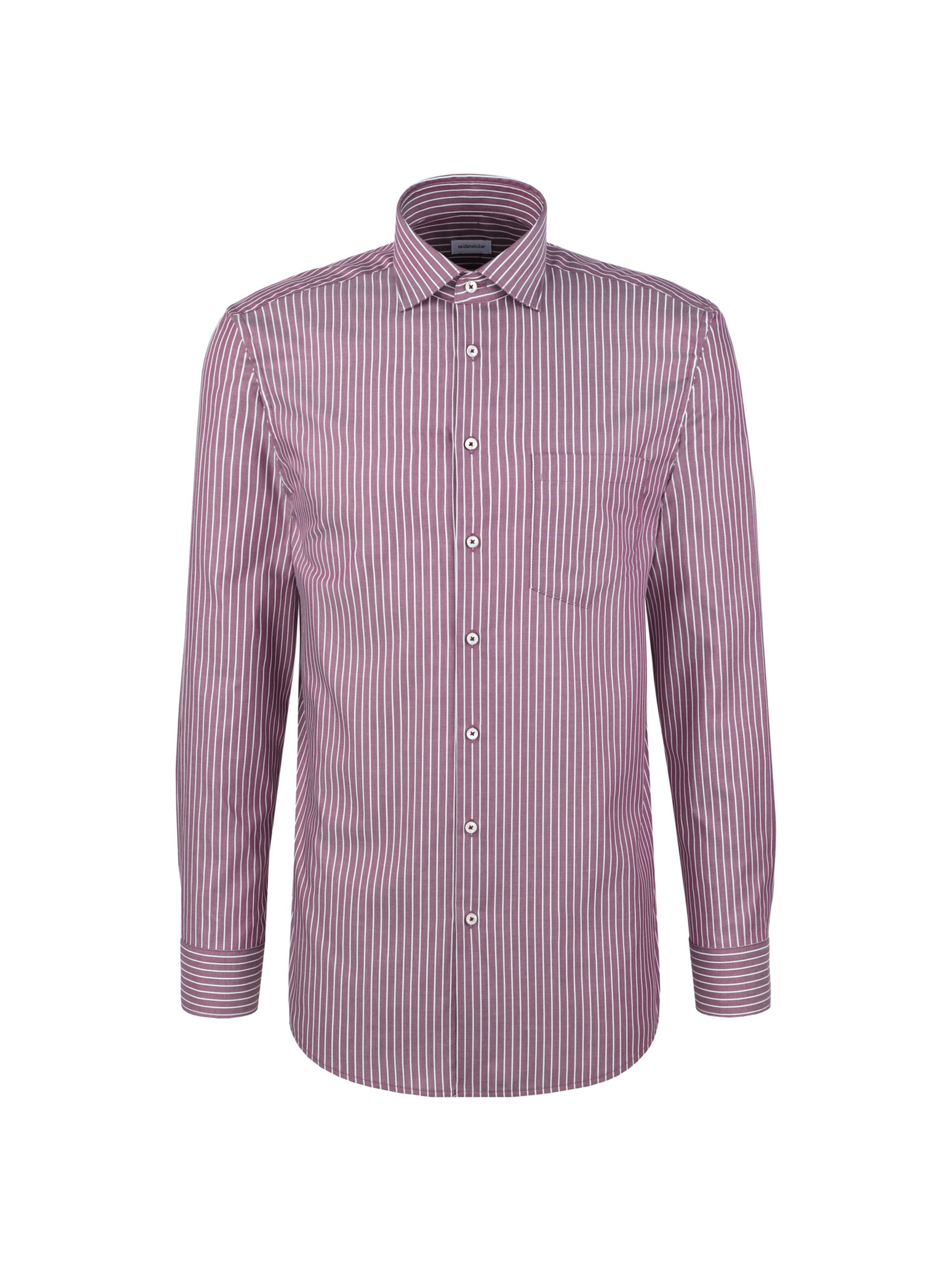 SEIDENSTICKER Zakelijk overhemd in de kleur Lila / Wit, Productweergave