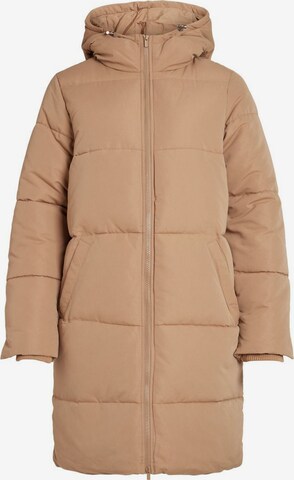 VILA Winter Coat in Brown: front