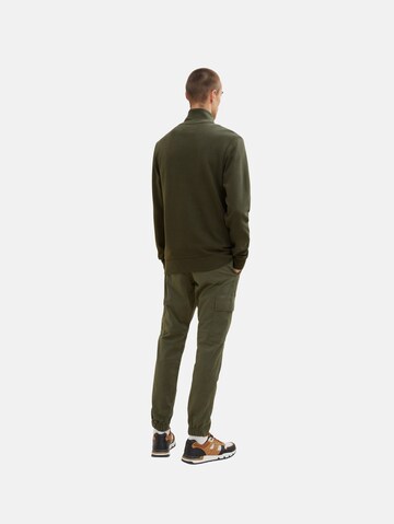 TOM TAILOR Sweatvest in Groen