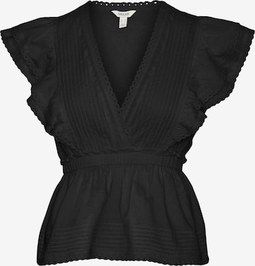 VERO MODA Blouse 'NOIR' in Zwart: voorkant
