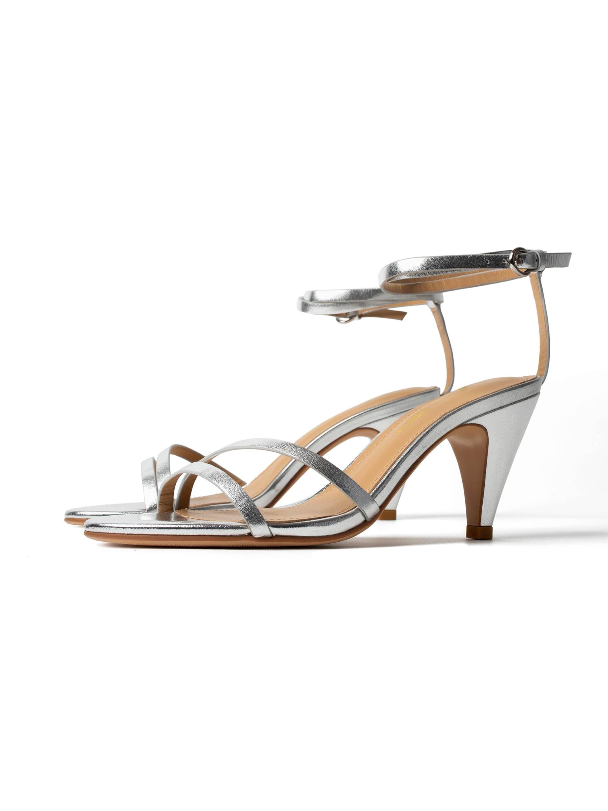 L37 HANDMADE SHOES Pumps 'ECHO OF DESIRE' in Silver