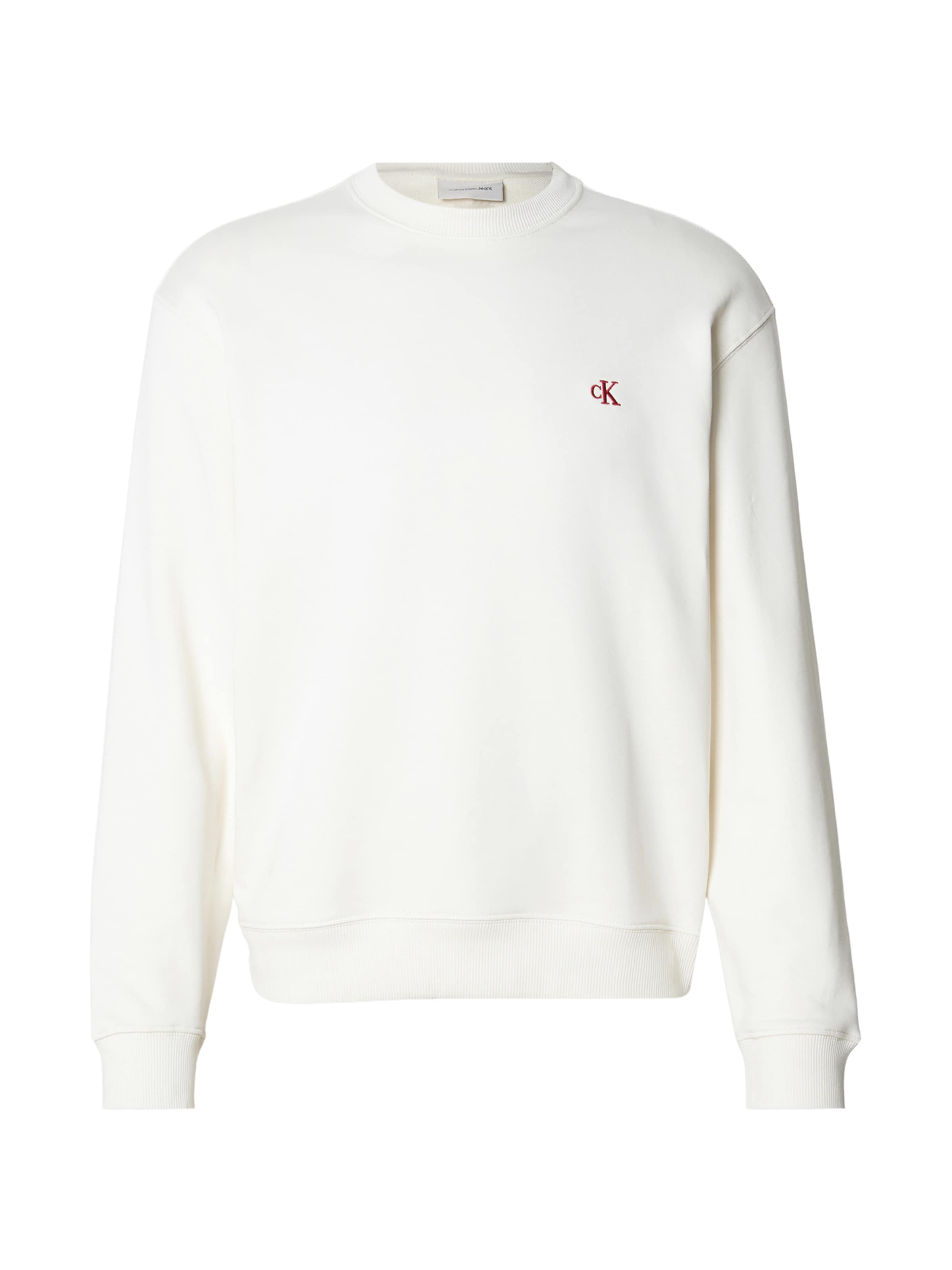 Calvin Klein Jeans - Sudadera en blanco: frente