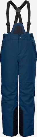 KILLTEC Regular Workout Pants 'KSW 79' in Blue: front