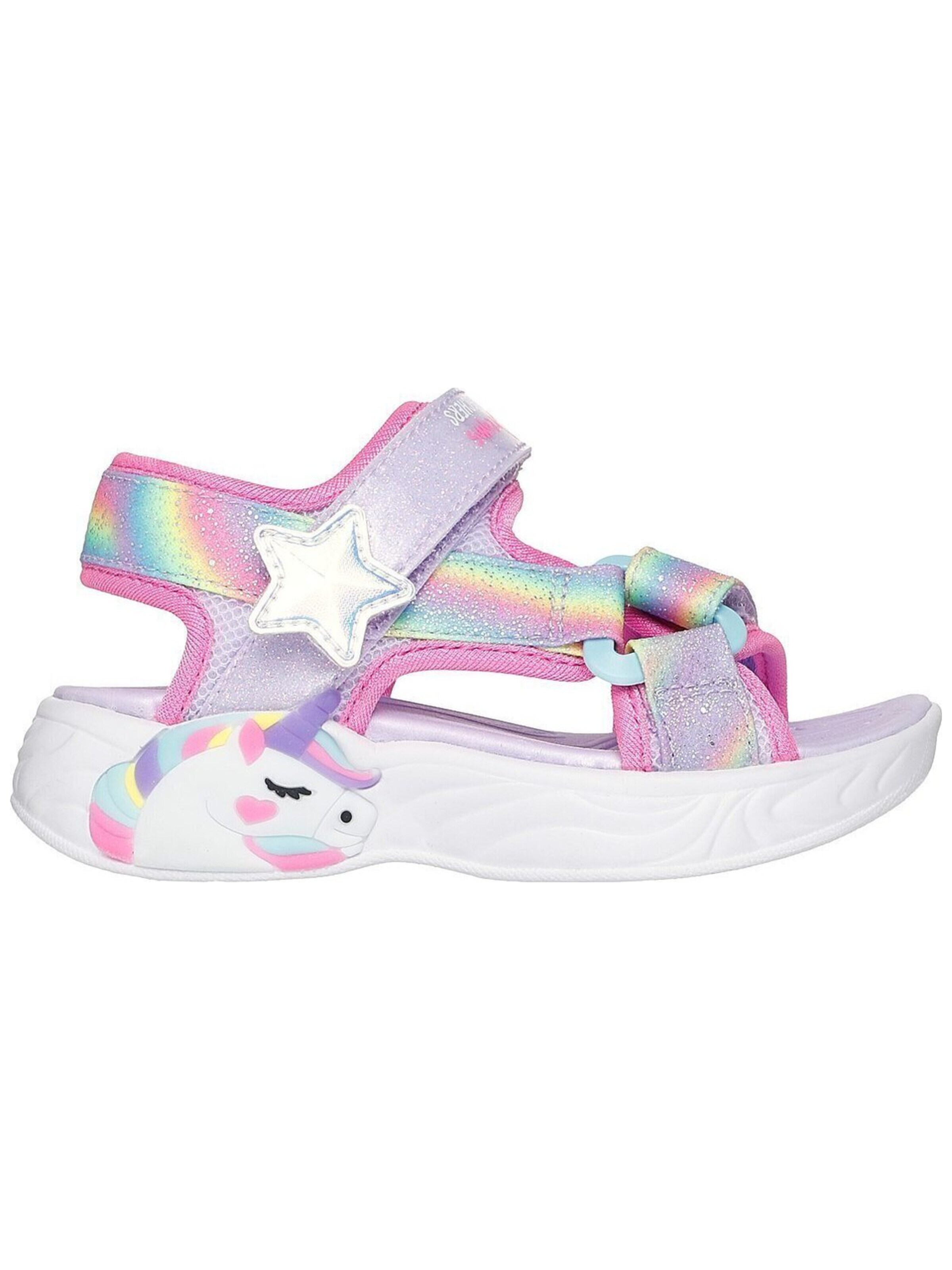 SKECHERS - Zapatos abiertos 'Skechers Unicorn Dreams Sanda' en rosa