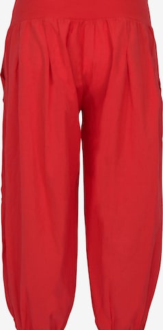 malito more than fashion Harem Pants in Red: front