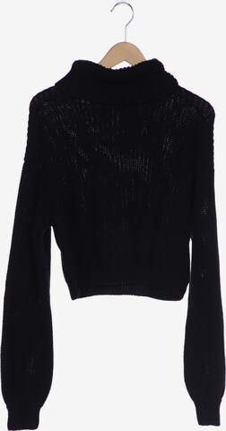NA-KD Sweater & Cardigan in XS in Black: front