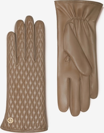 Isabel Bernard Fingerhandschuhe in schlammfarben, Produktansicht