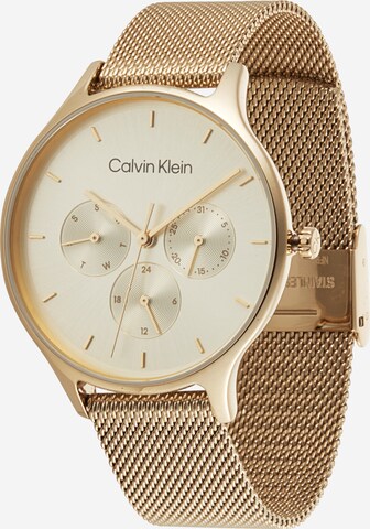 Calvin Klein Αναλογικό ρολόι σε χρυσό: μπροστά