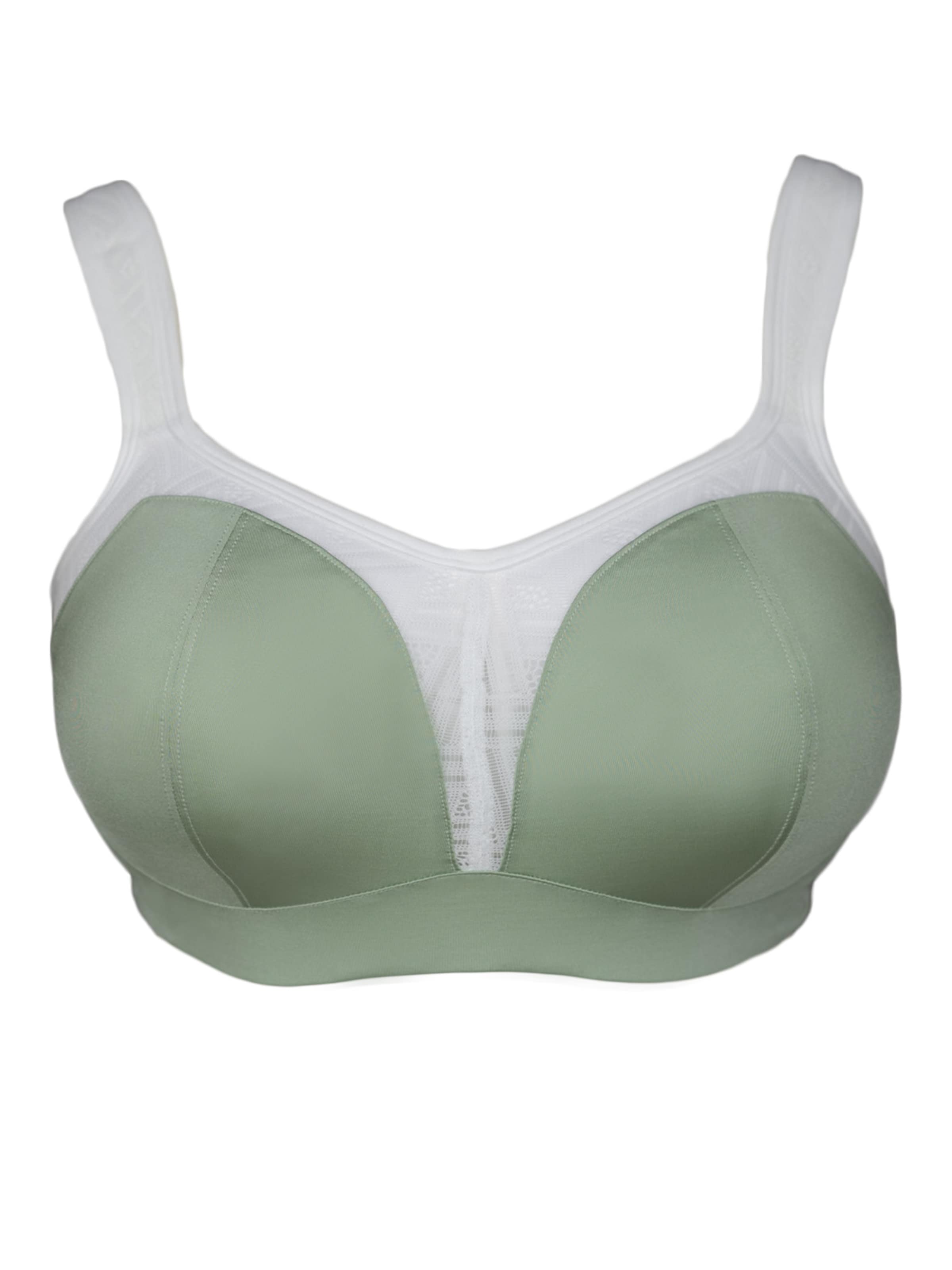 High support Soutien-gorge de sport 'Motivation' SugarShape en vert : devant
