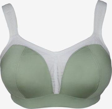 SugarShape High Support Sport-BH 'Motivation' in Grün: Vorderseite