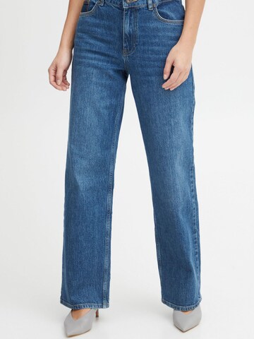 PULZ Jeans - Pierna ancha Vaquero 'Vega' en azul