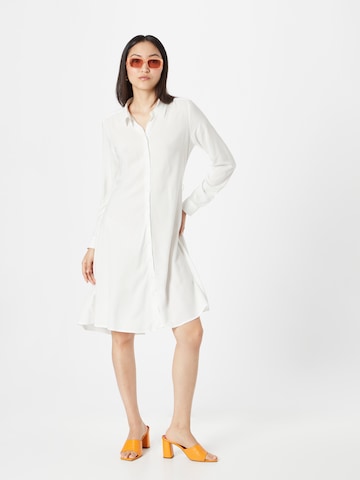 ICHI Shirt Dress in White