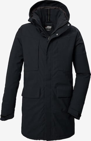 KILLTECOutdoor jakna 'Kow 80' - crna boja: prednji dio