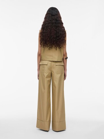 Wide Leg Pantalon ROUGE EDIT en marron