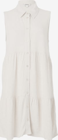 ONLY Рокля тип риза 'ONLSIESTA' в сиво: отпред