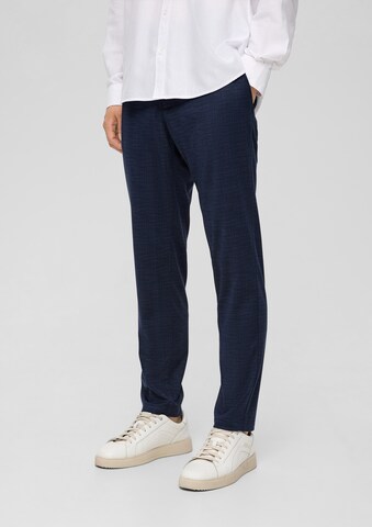 Regular Pantalon chino s.Oliver en bleu : devant