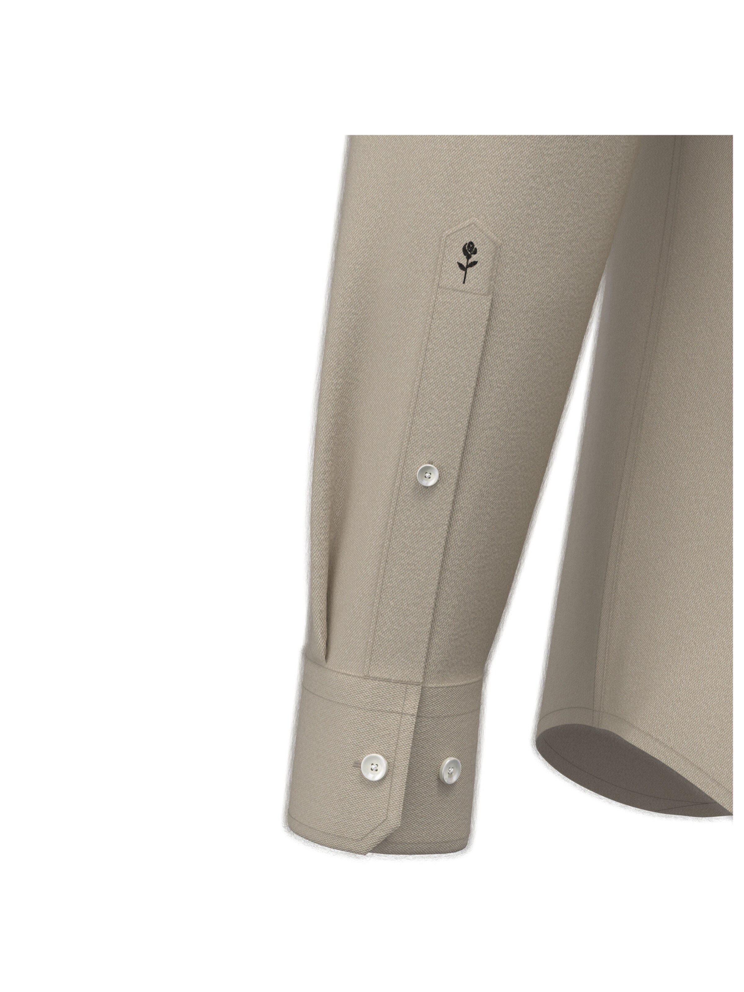 SEIDENSTICKER Regular fit Zakelijk overhemd in Beige